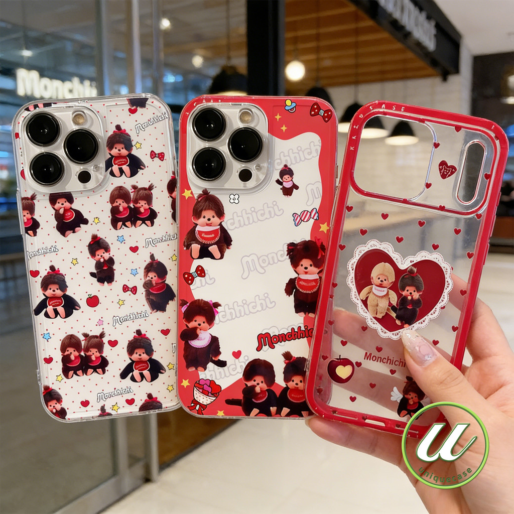 เคสใสลายMonchhichi ม้า2026 ฮิต สำหรับOppo A6X A5 A3X A5i Reno 13 10 8T 11 Pro A38 A17 A18 A78 A16 A57 A35 A36 A15 A76