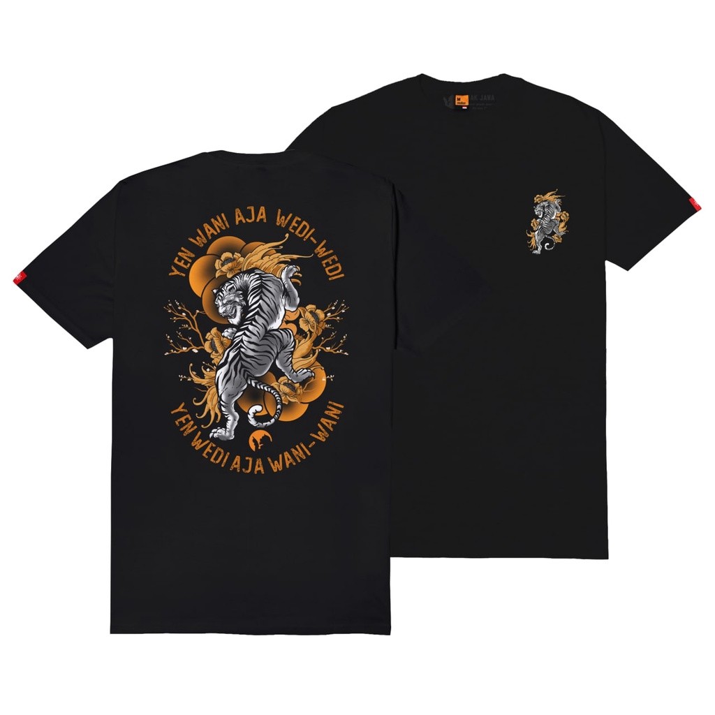 เสื้อยืดสีดํา Aja Wani-Wani