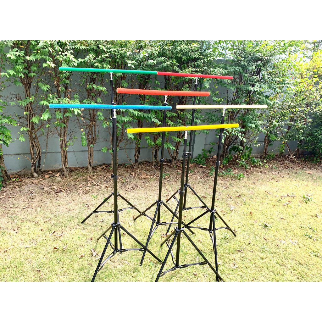 คอนนกยืน คอนลับเล็บ คอนยืนนกมีขาตั้ง คอนพกพา ปรับความสูงได้ พับเก็บได้  ใช้ฝึกบินอิสระ