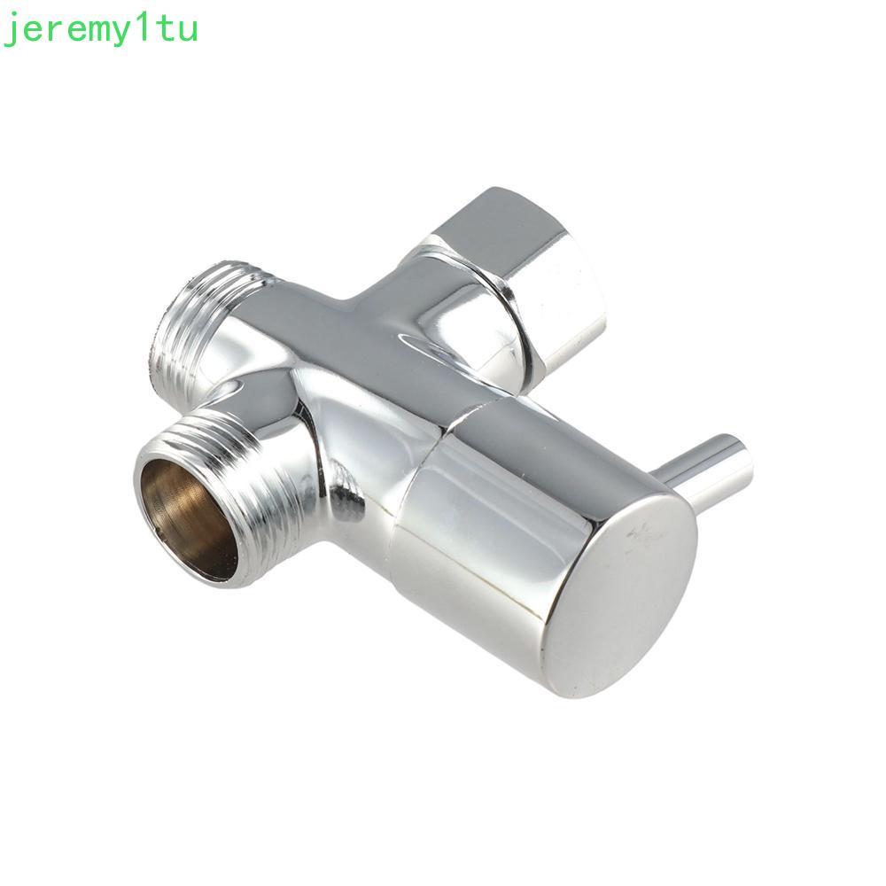 JEREMY 3 Way Shower Head Divter Valve, T-adapter Three Function 3 Way Switch Faucet Valve, Tool G1/2