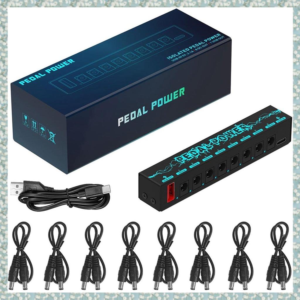 [h5bl3j6wj.ph] PEDAL POWER Guitar Pedal Power Guitar Effector Power Supply 8 Isolated DC Output Guit
