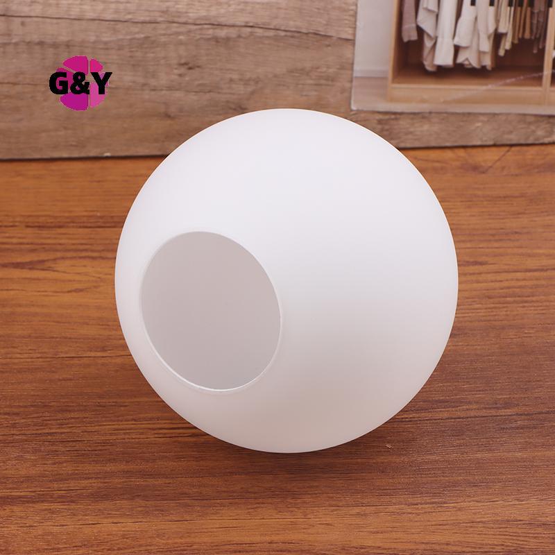 G&Y สีขาวโคมไฟแก้ว Shade, Milky Globe โคมไฟติดตั้ง, D/6/8/10 ซม./D12/13 ซม.D15 ซม.ฝาครอบไฟกลม