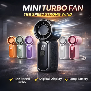 พัดลมมือถือ พัดลมminiแบบพกพา ขนาดกะทัดรัด พลังสูง มาพร้อมสาย…
