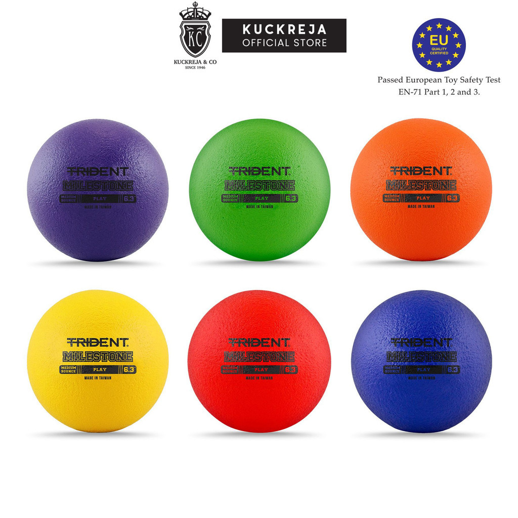 Trident Milestone Play Foam Ball Dodgeball - 6.3 นิ้ว