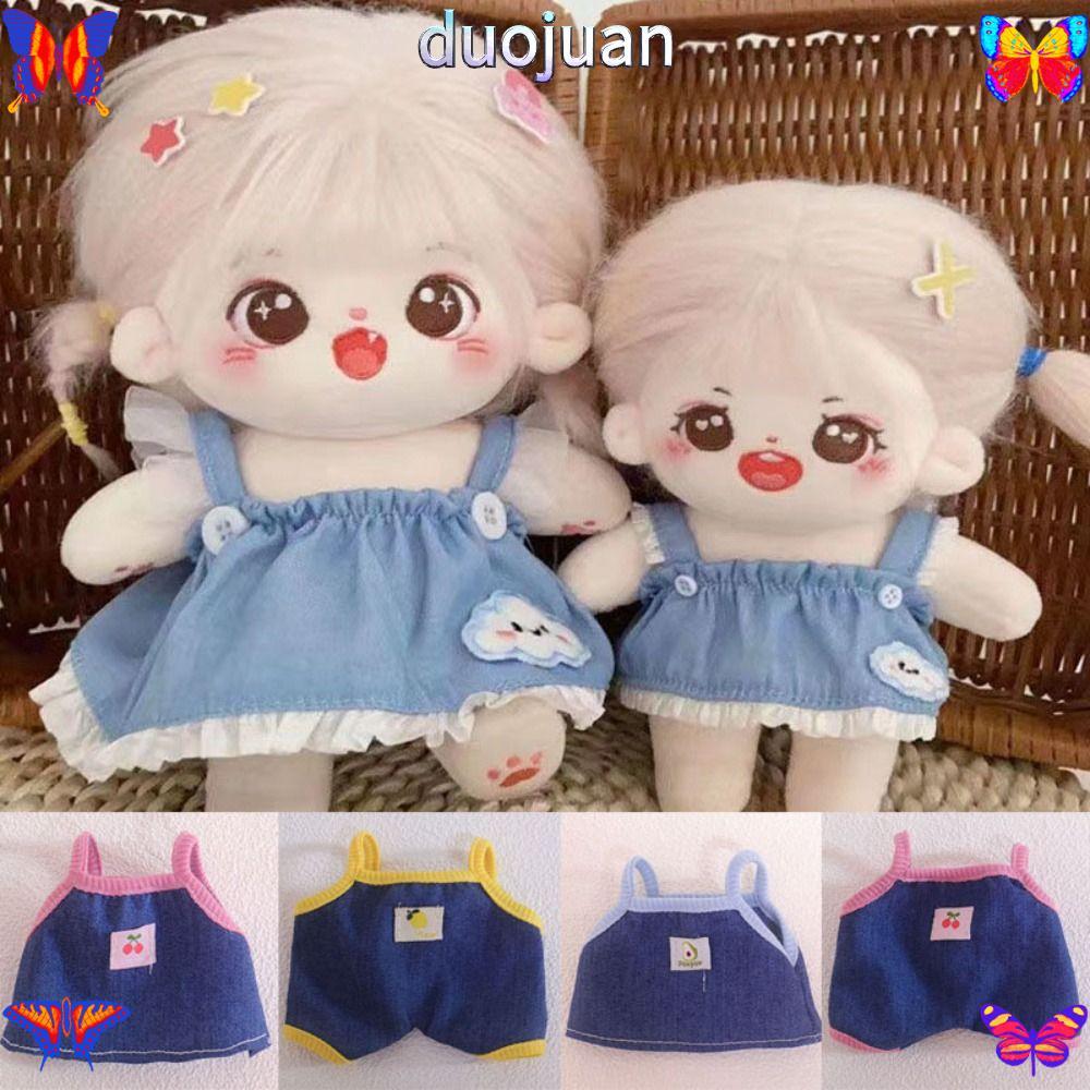 DUOJUAN Princess Jeans Dress, Cute Accessories Doll Lovely Clothes, Accessories 20cm Cotton Doll/EXO