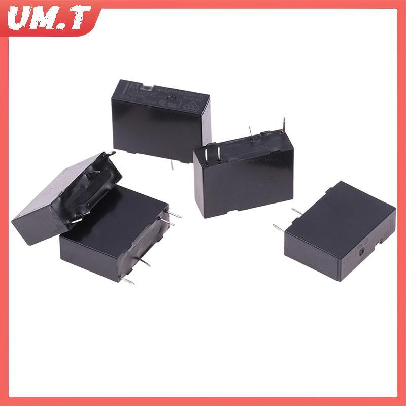 UM.T 5PCS 24V รีเลย์ F3AA024E 5A 24VDC F3AA012E F3AA005E ปกติเปิด 4 ฟุตรีเลย์ 5A null