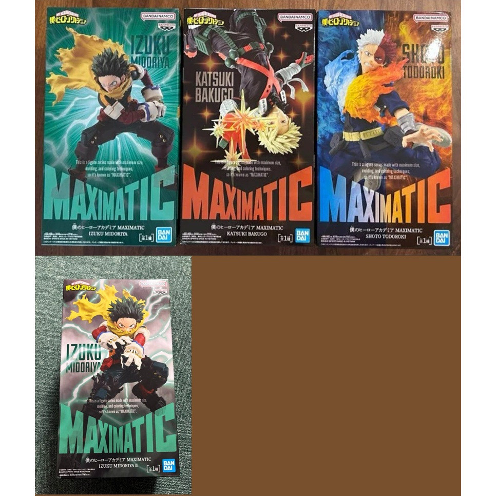 ( ✨ PRE-ORDER)Pre-order - My Hero Academia MAXIMATIC Izuku Midoriya, Katsuki Bakugo, Shoto Todoroki