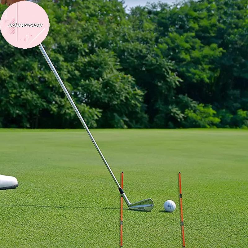 ADAWA Golf Alignment Stis 2 ชุดการจัดตําแหน่ง Practice Rods พับ 7 สี Golf Alignment Stis Golf Swing 