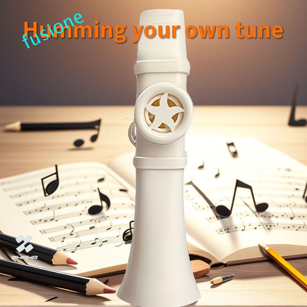 FUSIONEDGE Kazoo ขลุ่ย, ตัวเครื่องพลาสติก Dudu Mouthpiece Professional Kazoo, ตลกนํากลับมาใช้ใหม่แบบ