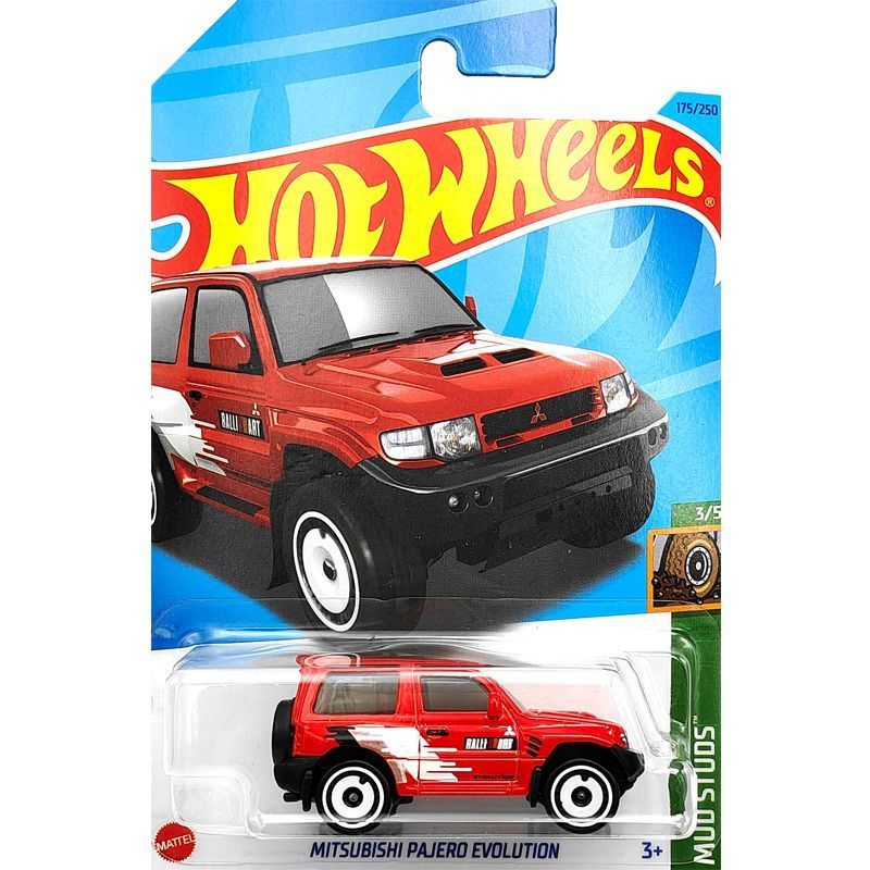 Hot Wheels C4982 การ์ดทั่วไป Mitsubishi Pajello Alloy Car Collectors Edition สีส้ม