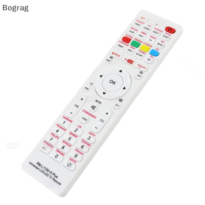 [Bogr] Universal RM-L1130+X รีโมทคอนโทรลทดแทนสําหรับทีวีโทรทัศน์ทุกยี่ห้อ RM-L113+12 RM-L1130+8 COD
