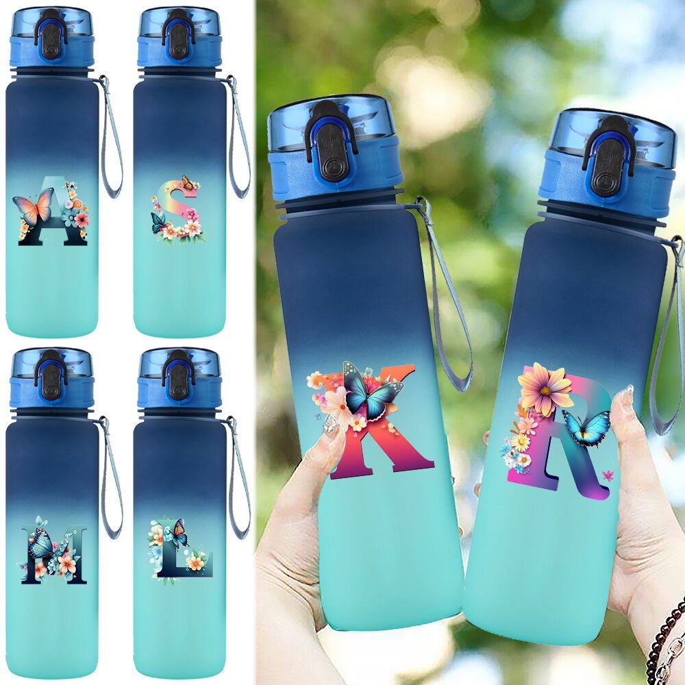 กระบอกน้ำ Water Bottle ความจุ 1000ml ขวดน้ำขนาดใหญ่ พร้อมหลอด มีที่จับ