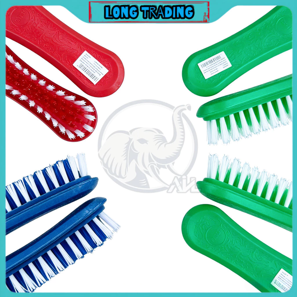 แปรงซักผ้า L-1159 ด้ามจับถนัดมือ คละสี พร้อมส่ง(ปลีก)1162.1160