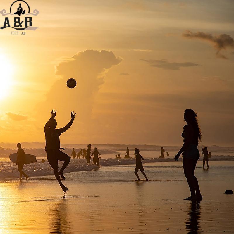 [A&B] ขนาดมาตรฐาน 5 วอลเลย์บอล PVC ทนต่อการสึกหรอป้องกันการระเบิดเกมการฝึกอบรม Ball เครื่องเด้งสูง S