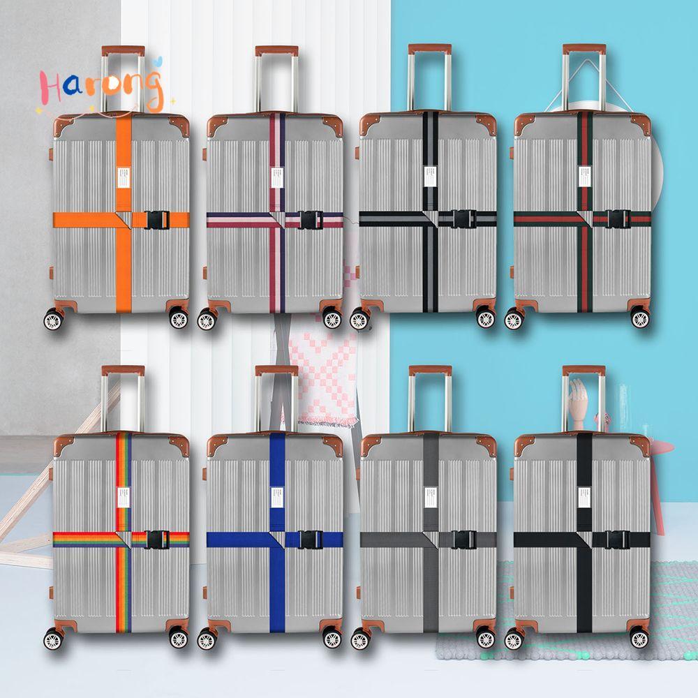 HARONG Baggage Belts Anti-lost Cross Strap Suitcase Belts Packing Belts