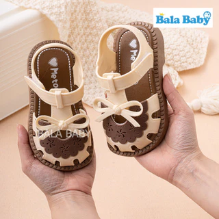 รองเท้าหัดเดินเด็กผู้หญิง รองเท้าแตะเด็กลายโบว์สุดคิ้วท์ รุ่น Sweet Bow Sandals DDX06