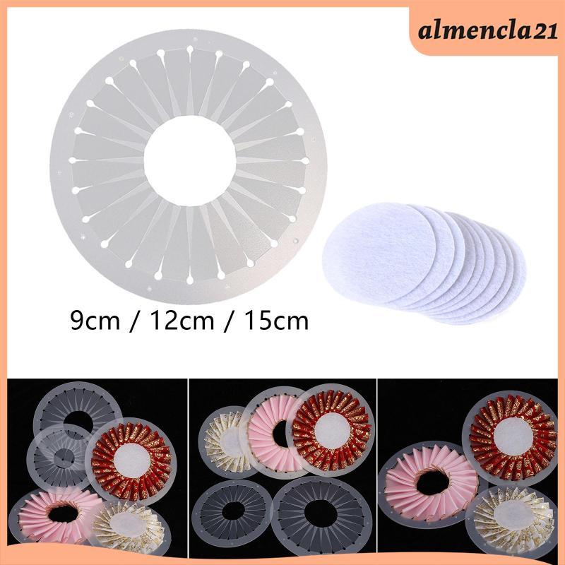 [Almencla] Rosette Maker ริบบิ้นดอกไม้ทําเครื่องมือทําด้วยมือสําหรับ Rosette ปุ่ม Pins รางวัลริบบิ้น