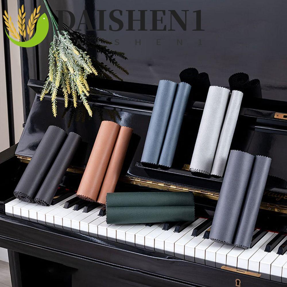 DAISHEN1 ผ้าคลุมกันฝุ่นเปียโน, ผ้าเทคโนโลยี ฝาครอบป้องกันเปียโนป้องกันสิ่งสกปรก, หรูหรา 88 คีย์พื้นผิวนุ่มป้องกันฝุ่นคีย์บอร์ดเปียโนเครื่องดนตรี