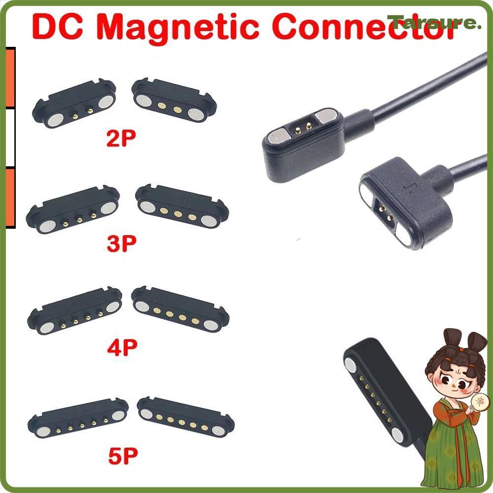 TARSURETH Pogopin Magnetic Connector, 2Pin 3Pin 4Pin 5Pin High Current DC Magnetic Pogo Pin Connecto