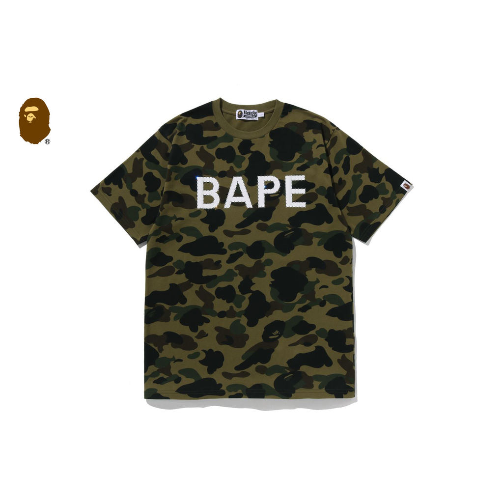 BAPE 1ST CAMO BAPE RHINESTONE เสื้อ ของแท้ | นำเข้าญี่ปุ่น GOYOUTATI