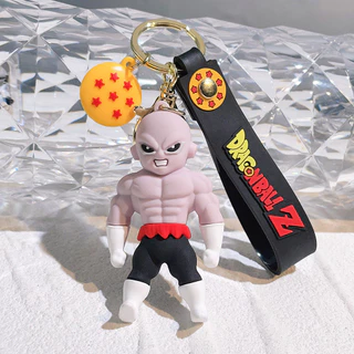 กุญแจ Dragon Ball ตัวละครคลาสสิก (Son Goku, Vegeta, Krillin) | PVC ของขวัญเด็ก ของสะสม กระเป๋า/กุญแจรถ​