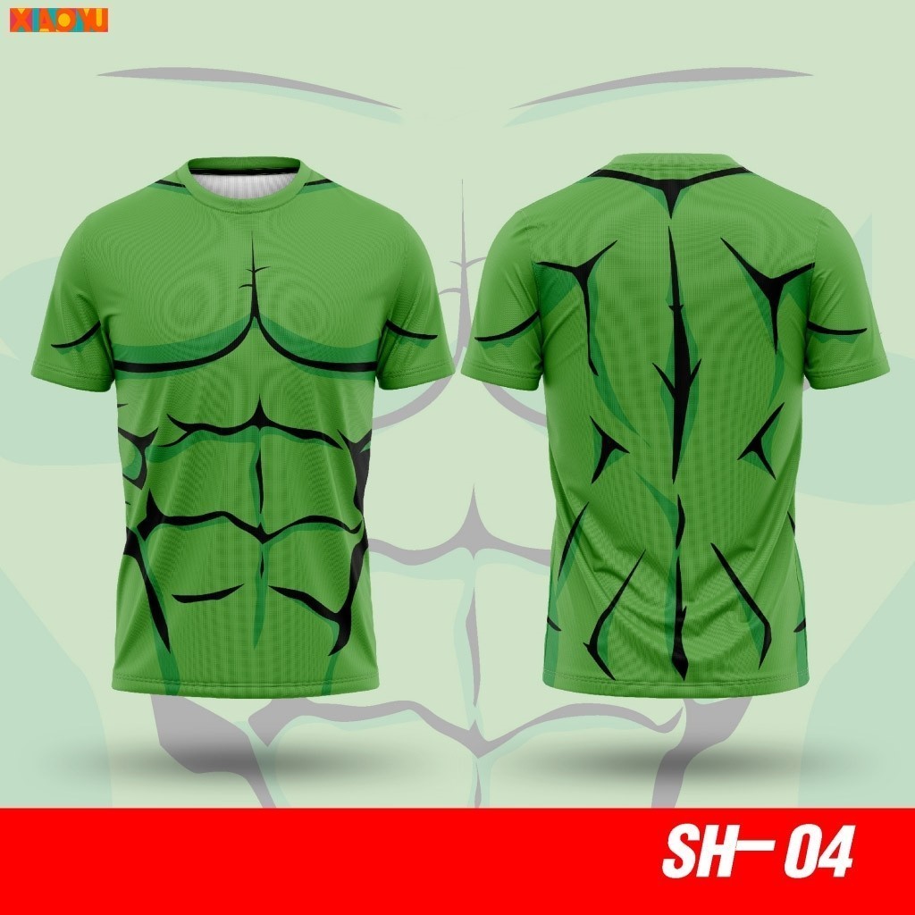 [3D พิมพ์ด้านบน] Marvel Hulk เสื้อยืดแฟชั่น Casual Quick Drying หลวมพิมพ์เสื้อยืด 2026