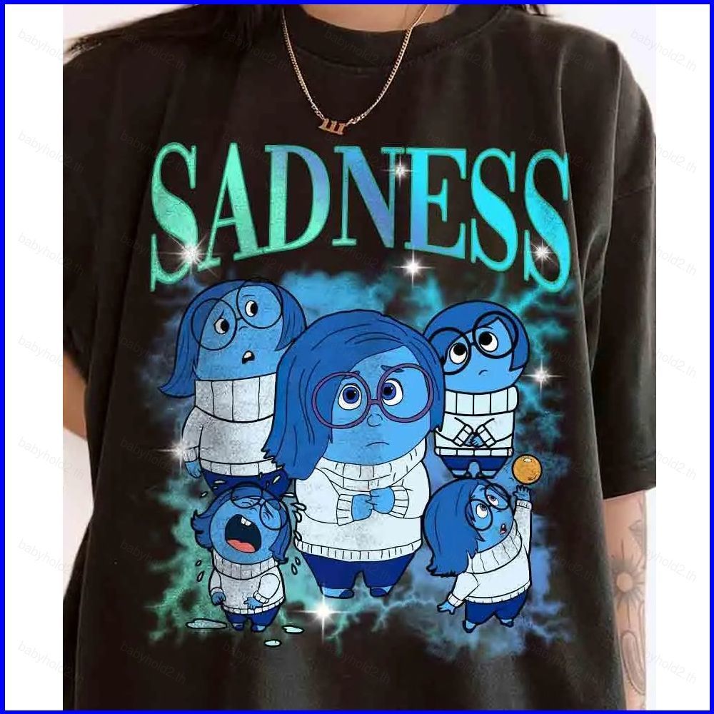 เสื้อยืดแขนสั้น SADNESS ENVY ANXIETY แบบ Bh2 Inside Out