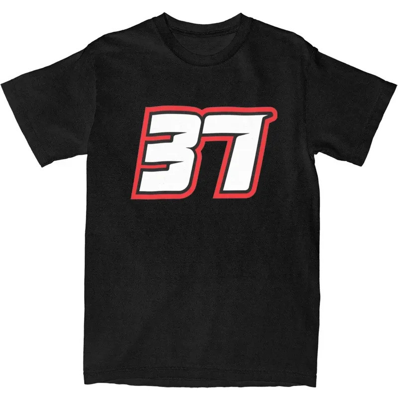 เสื้อยืดแฟชั่นแขนสั้น Y2K สไตล์สนุกสนาน เสื้อชายหาดผ้าฝ้าย คอกลม ทรงโอเวอร์ไซส์ Pedro Acosta หมายเลข