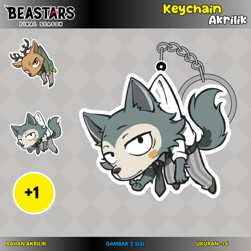 [Beastars] Gantungan kunci & strap hp full akrilk karakter Legoshi อะนิเมะ Beastars ฤดูกาลสุดท้าย