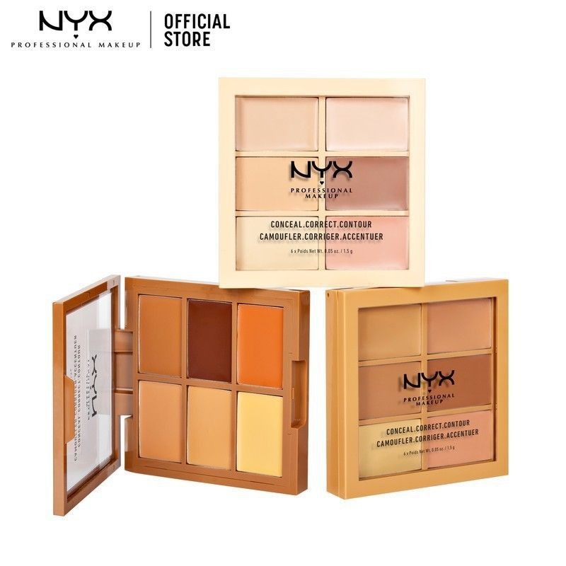 ของแท้/พร้อมส่ง NYX Professional Makeup Conceal Correct Palette นิกซ์ คอนซีล คอเร็คท์ คอนทัวร์ พาเลท