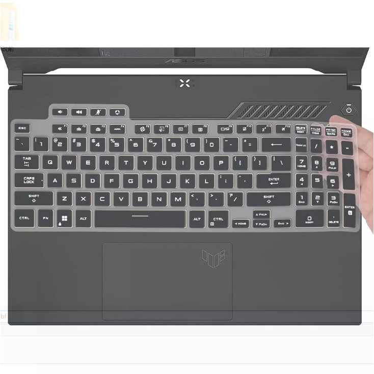 ฝาครอบคีย์บอร์ดสําหรับ ASUS TUF Gaming F16 FX607VU/A16 FA607 FA617NS, F15 FX507ZM FX507ZC FX507VU / A15 FA507NU/Dash 15 FX707 / RUF