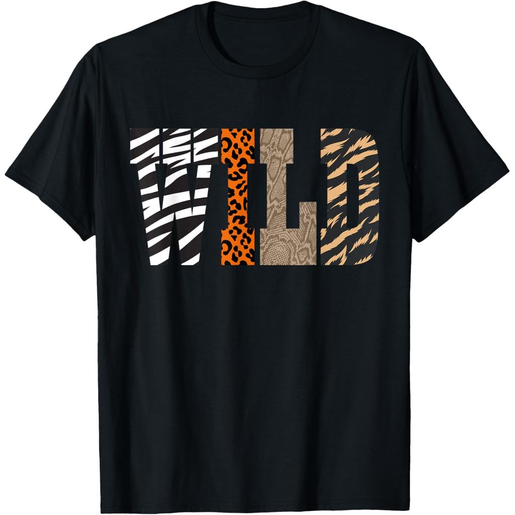 Wild Animal Pattern - Animal Print T-Shirt