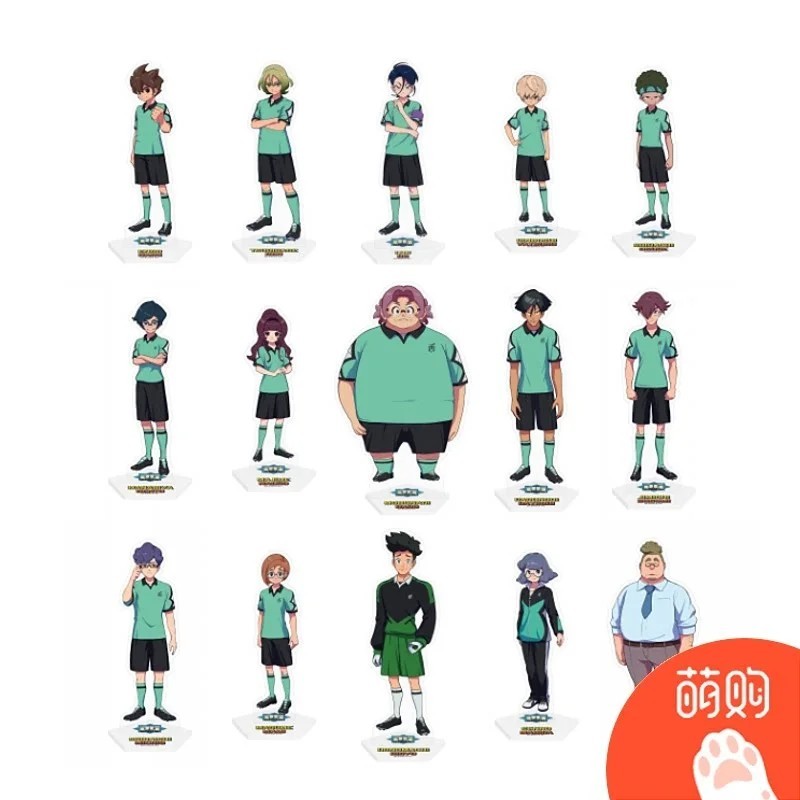 Standee อะนิเมะ Inazuma Eleven Mica รุ่น Super Kid Player Endou Mamoru Goenji Shuuya Kidou Yuuto หน้