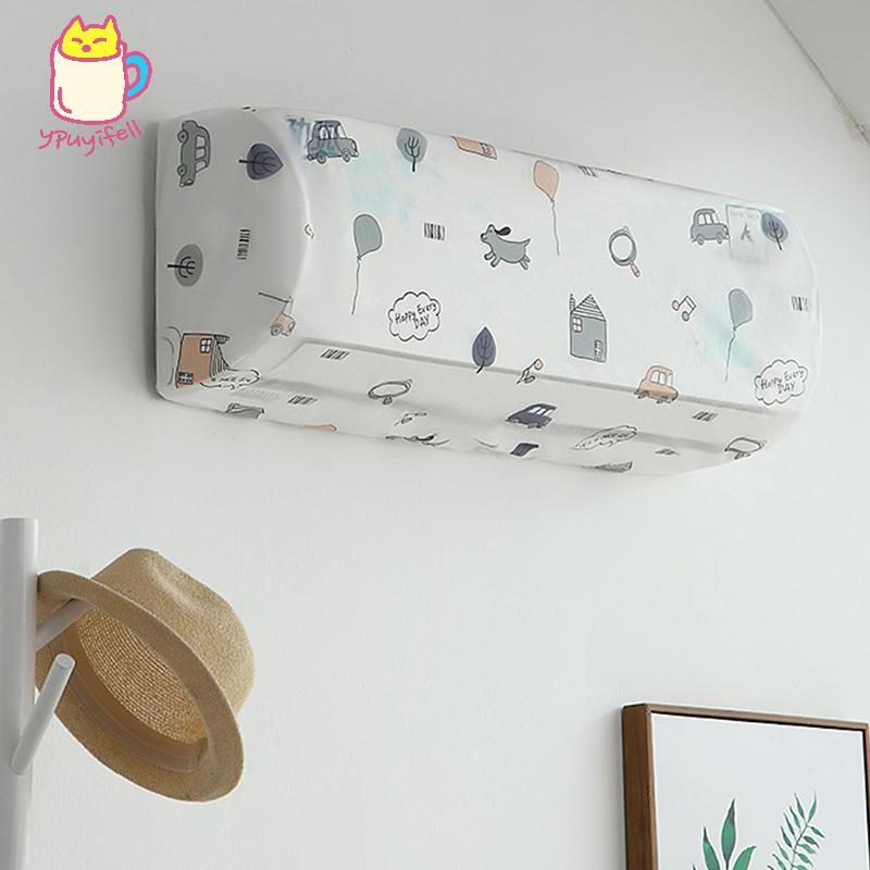 [YPU] Air Conditioner Dust Cover พัดลมติดผนัง Universal Minimalist Creative การ์ตูน compressable Fan Cover Air Conditioner Cover มนต์สนิสัยนนิสัย ตก