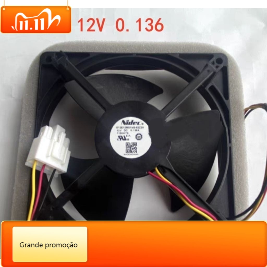 TOSHIBA GR-RT416WE-PMY(06)GR-RT559WE GR-RT624WE FIRDGE มอเตอร์พัดลม 12V DC 0.136A