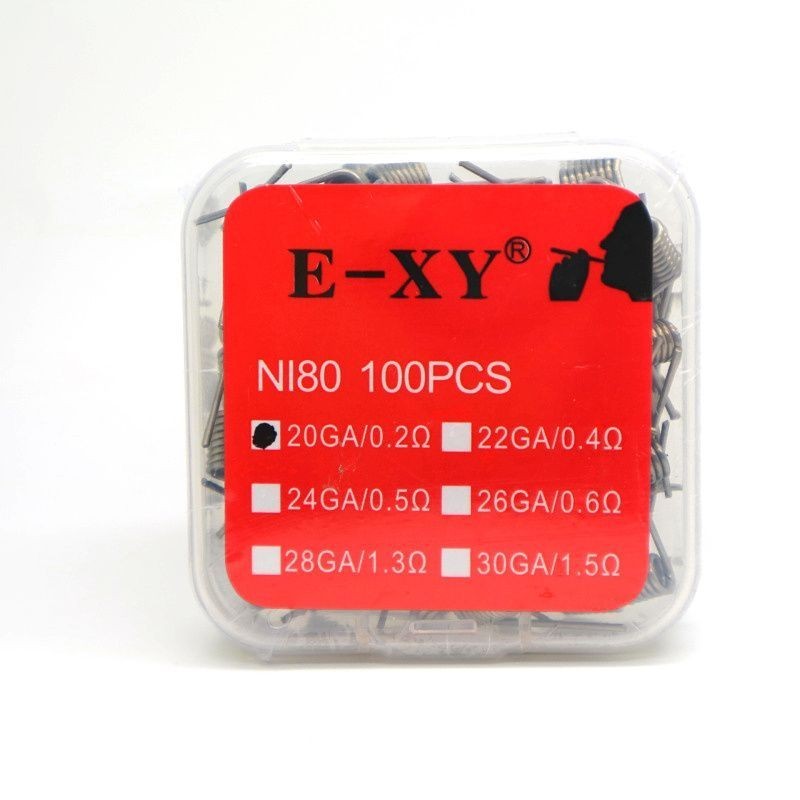 A1 ผลิตภัณฑ์สําเร็จรูป 316 ลวดต้านทานสแตนเลส NI80 Core คอยล์ 100 ชิ้น/กล่อง