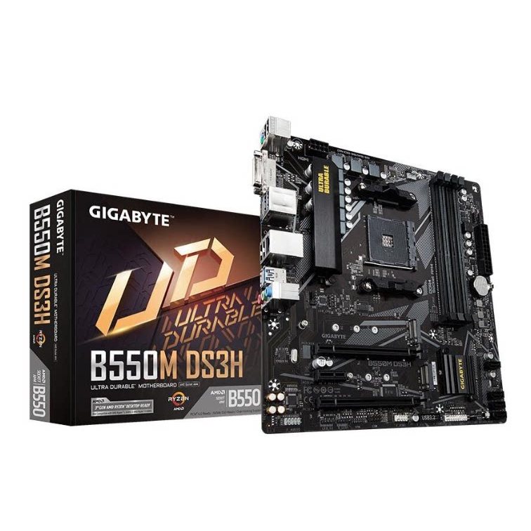 [ไม่ใหม่เอี่ยม] เมนบอร์ดราคาโปรโมชั่นมาใหม่ Gigabyte GA-B550M-DS3H รองรับ Sharp Dragon Generation ถึ