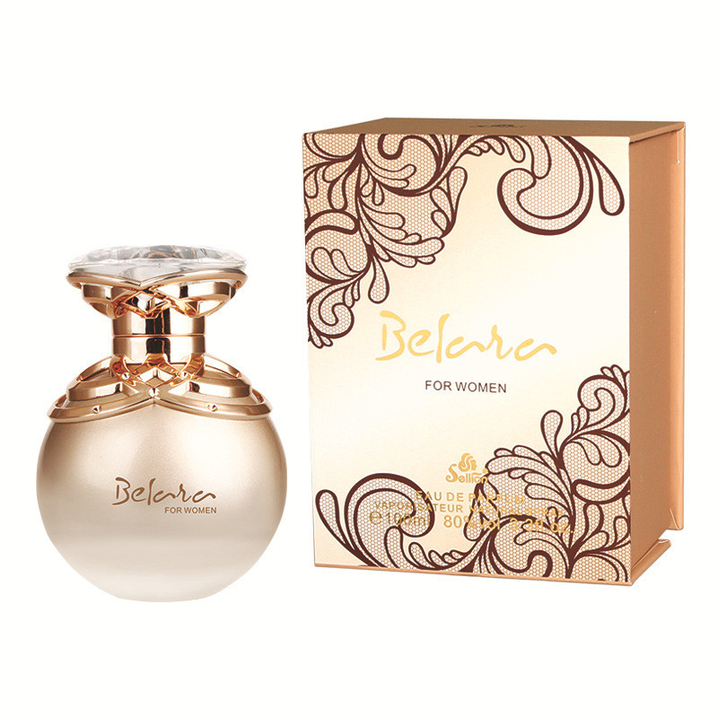 Snowy Blue Sellion Exquisite small round bottle perfume gift box packaging floral fragrance women's 