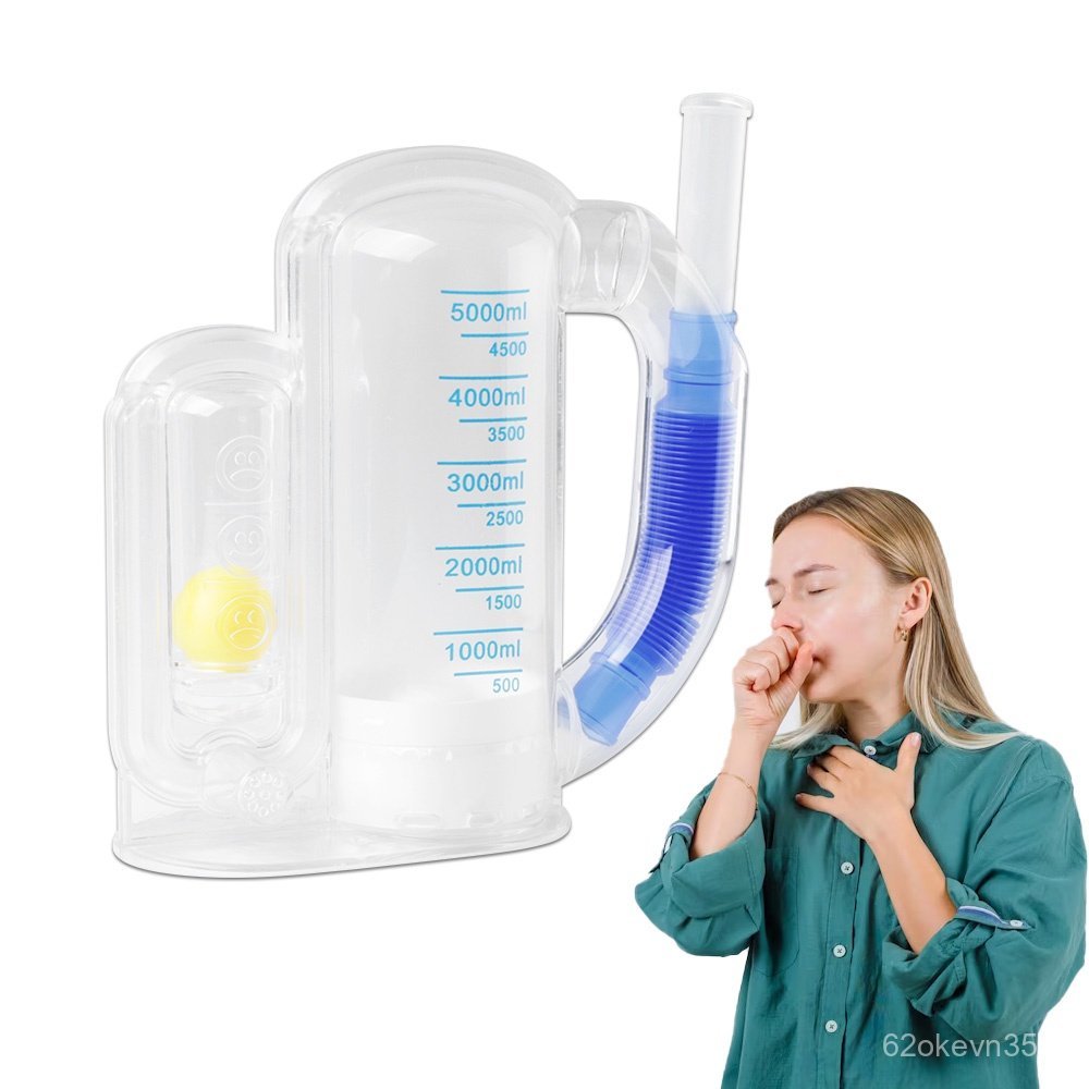 Breathing Trainer Lung Exerciser Deep Breath Trainer Respiratory Spirometer