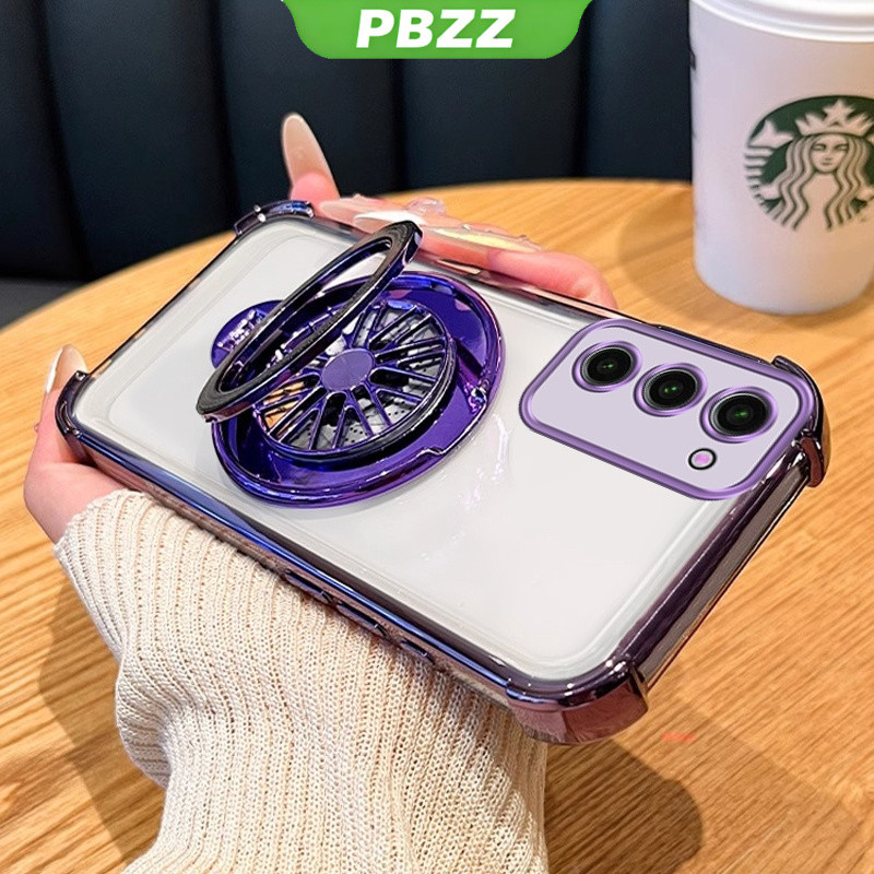 PBZZ FOR เคส Case สำหรับ Samsung S21 FE Samsung S21 ultra อัลตร้าซัมซุง S21 plus พลัสโทรศัพท์ปลอก softcase ซิลิโคนกันกระแทกปกการออกแบบใหม่ที่ชัดเจนกับผู้ถือสร้างสรรค์ Gyroscope ความงาม SJTLZJ01