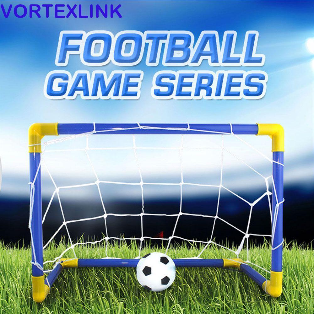 VORTEXLINK Football with Pump Folding Mini Indoor DIY Football Goal Post