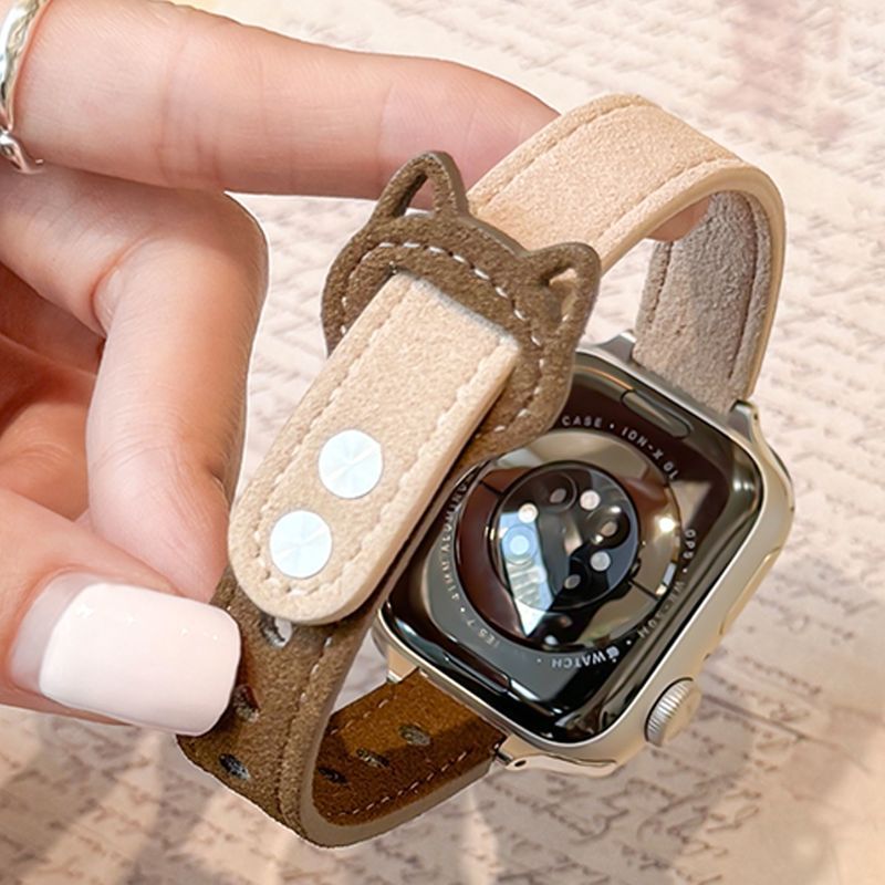 适用watchS11表带 众手表S10毛绒iWatch9/8秋冬女带เหมาะสําหรับ WatchS11 สายรัด,นาฬิกา S10 ตุ๊กตา IWatch9/8 สายรัดข้อ