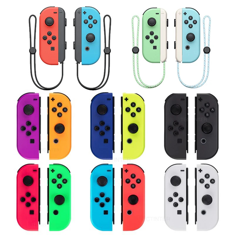 ตัวควบคุมบลูทูธไร้สาย รองรับ Nintendo Switch/NS Lite/NS OLED จอยคอนสั่นสองข้าง