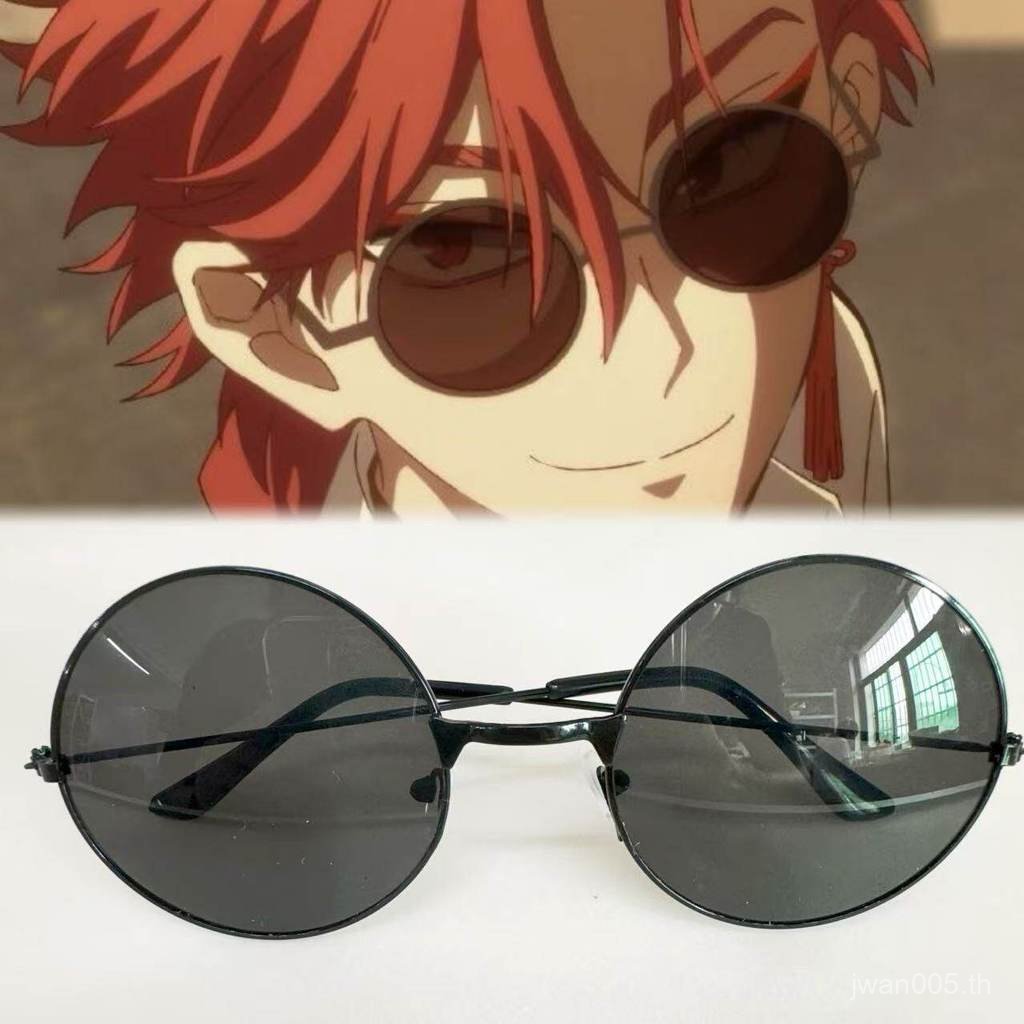 Xiao Weiying cos แว่นตาตัวแทนเวลา Vein Brother คอสเพลย์สองมิติอะนิเมะแว่นตากรอบ Props