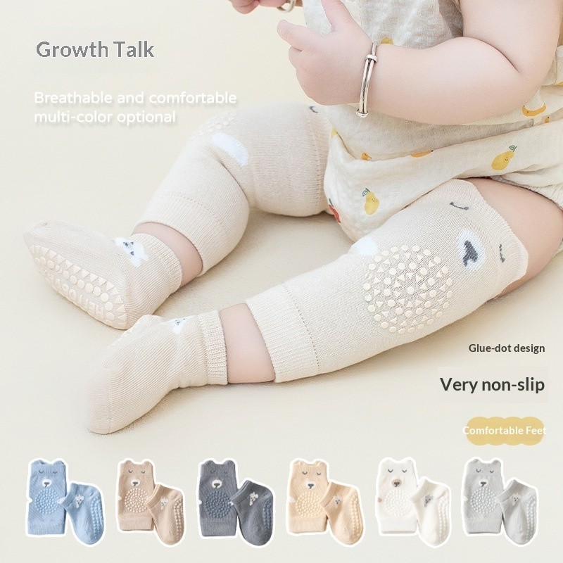 Baby เด็กวัยหัดเดินกันกระแทก Handy Tool ฤดูใบไม้ผลิสไตล์ใหม่สนับเข่าเด็กชุดถุงเท้าชั้น