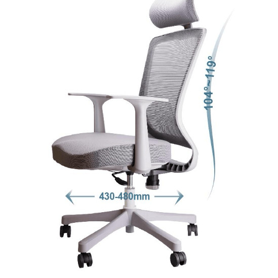 SMITH เก้าอี้สำนักงาน LUXUS รุ่น KLS005-GY