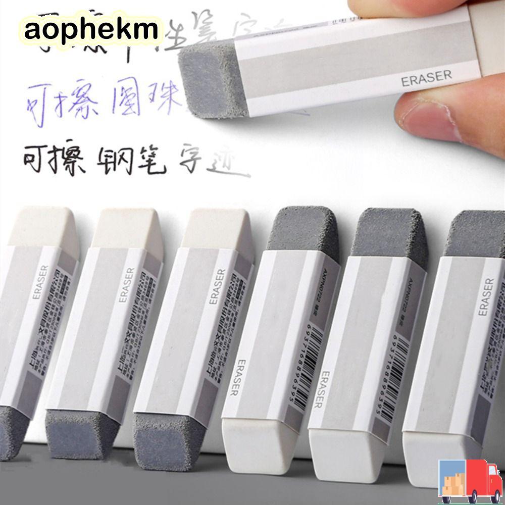 AOPHEKM 1PCS Frosted Eraser, นักเรียน Traceless Sand Eraser, Multi-functional Matte Dual-use Writing