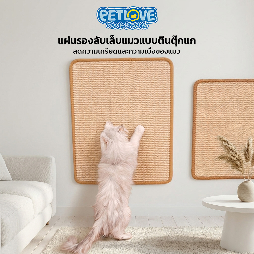 แผ่นลับเล็บแมว สำหรับป้องกันโซฟา ทนทานต่อการข่วน ป้องกันเฟอร์นิเจอร์จากรอยเล็บ อุปกรณ์ของใช้สำหรับแมว