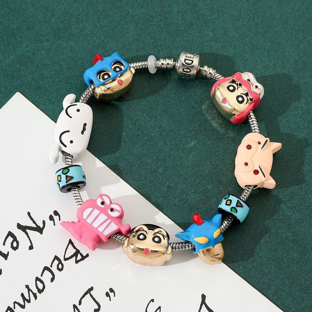 สร้อยข้อมือลูกปัดอนิเมะ Shin-chan สไตล์.Dynamic Superman