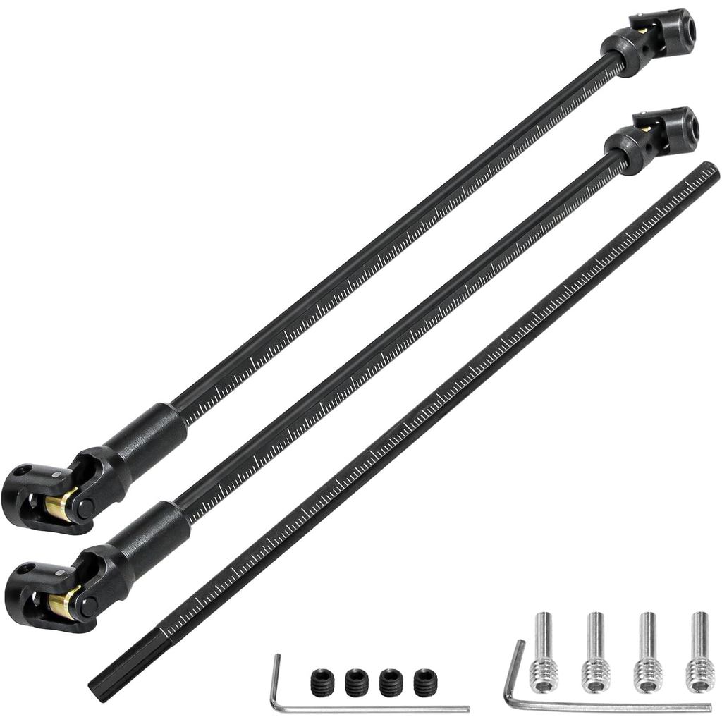 1/10 Crawler Driveshaft สแตนเลส SCX10 ไดรฟ์สําหรับ 1/10 RC Crawler LCG Rigs Sportys Scalers Capra SC